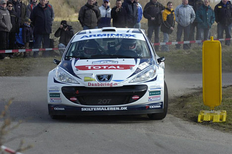 Christian Jensen går efter sin fjerde sejr i Designa Rally GP i Kongensbro.